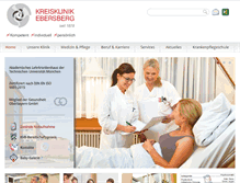 Tablet Screenshot of klinik-ebe.de